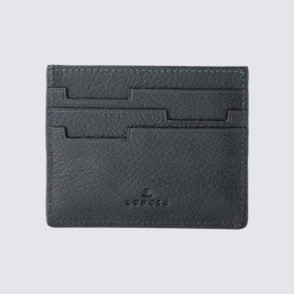 Lencia RFID Protected Floater DD Pattern Leather Card Holder LMWC-16669FDD-CBT Back
