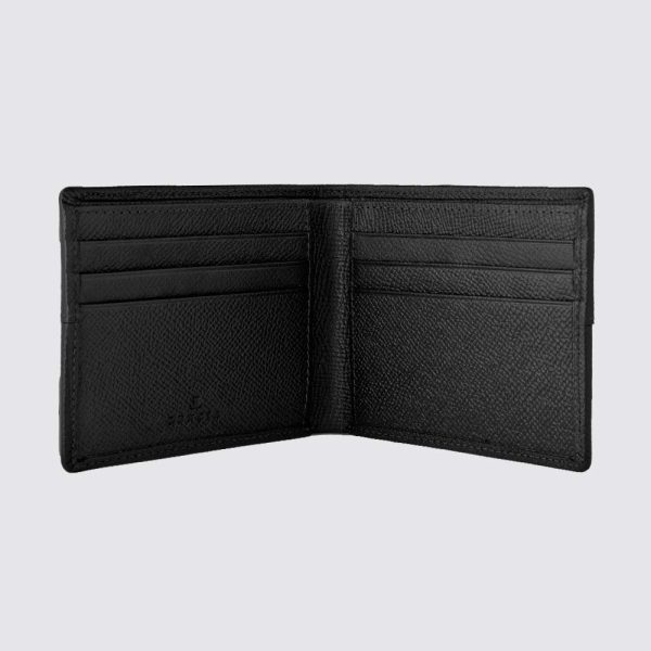 Lencia RFID Protected Furla Pattern Men Leather Wallet LMW-16665LF-BLK Inside
