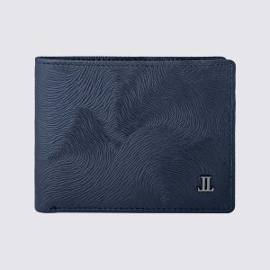 Lencia RFID Protected Lisborn Nappa(Horse Print) Pattern Men Leather Wallet LMW-16666HP-NVY Front
