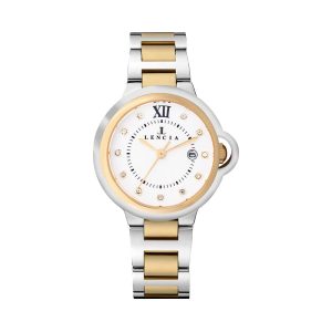 Lencia Women's Stainless Steel Analog Watch LC7174P3