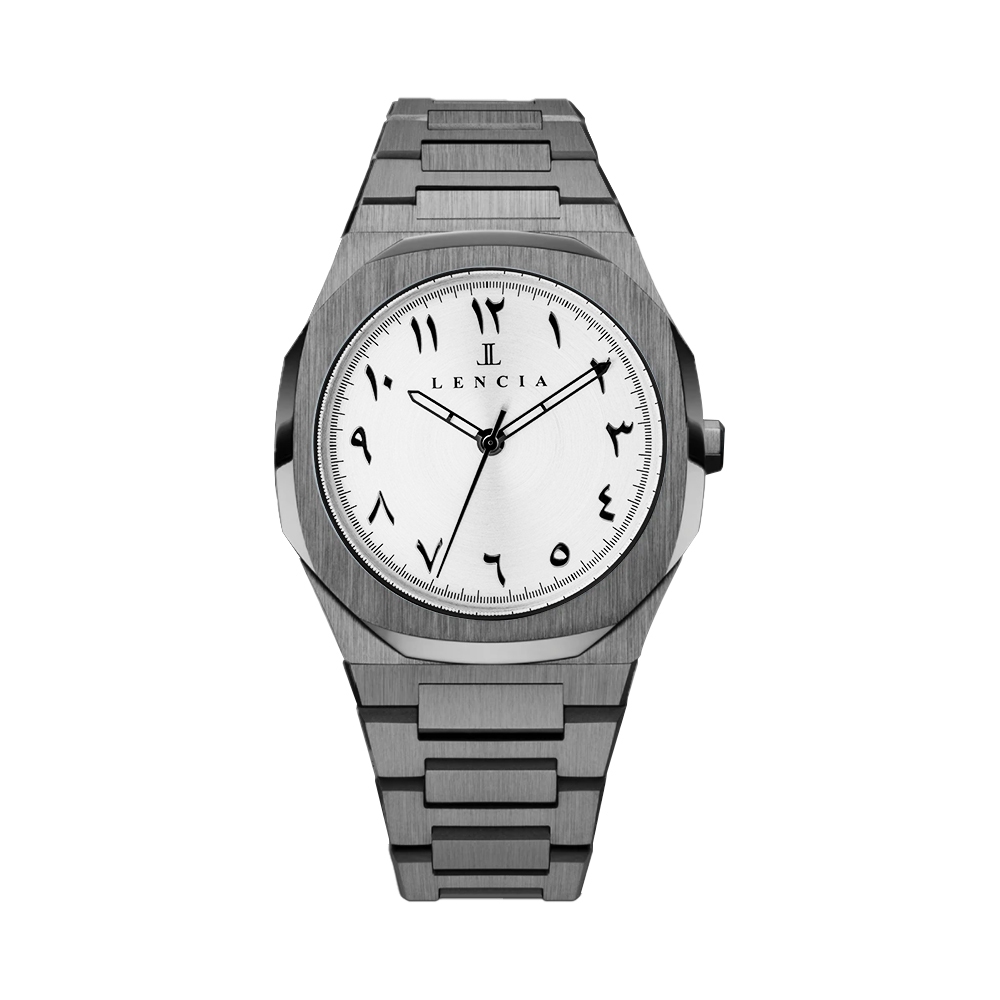 Lencia Men's Stainless Steel Analog Watch LC1015C1
