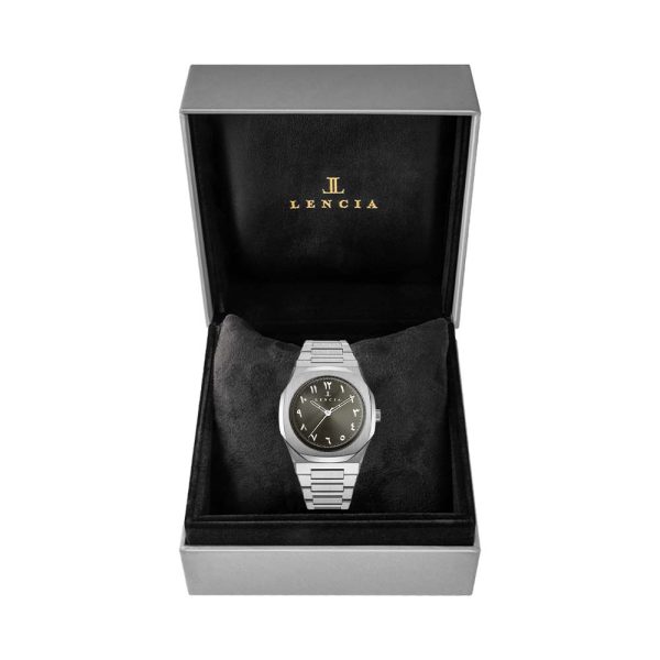 Lencia Men's Stainless Steel Analog Watch LC1015C7 With Box