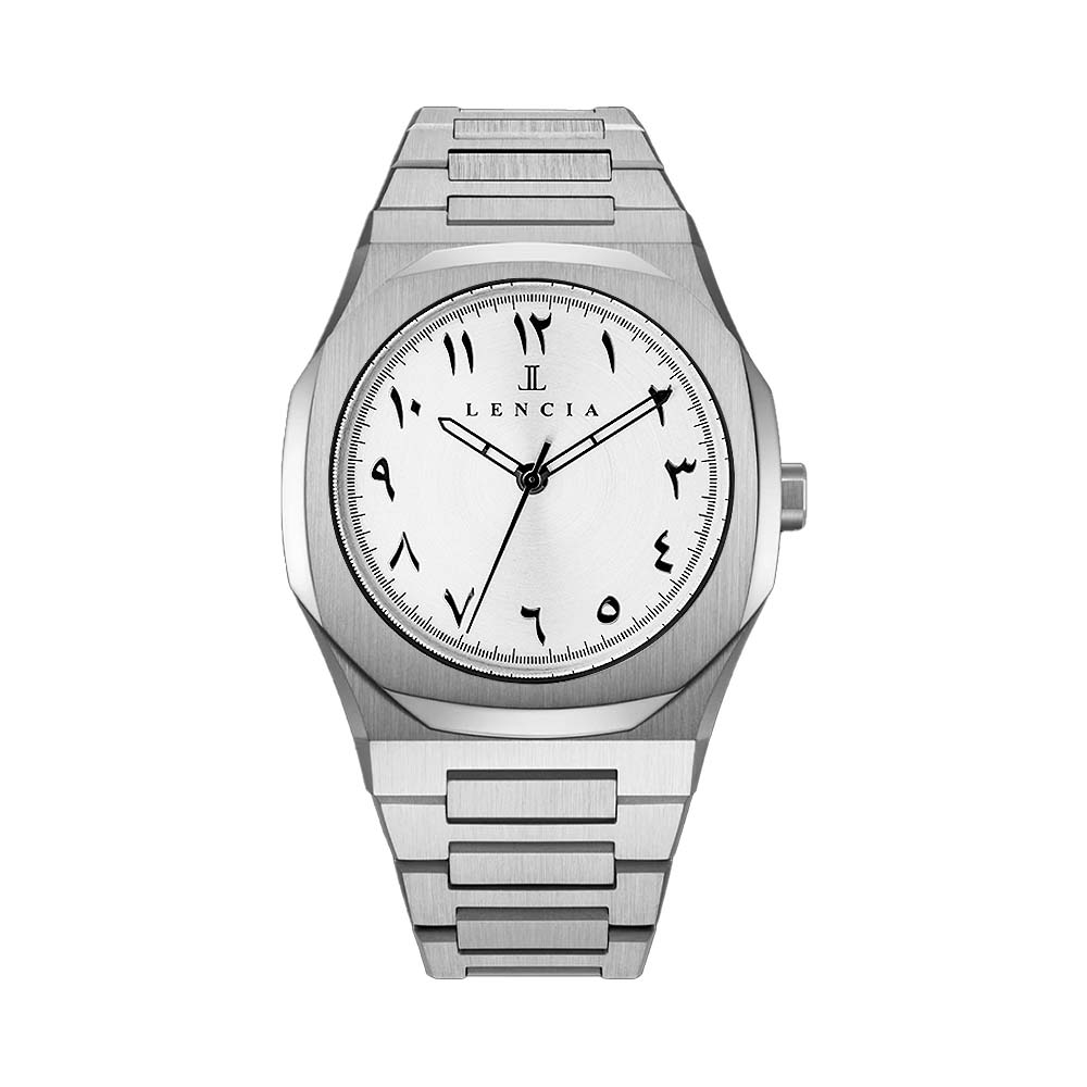 Lencia Men's Stainless Steel Analog Watch LC1015C8