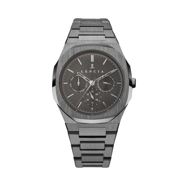 Lencia Men's Stainless Steel Chronograph Watch LC1015H4