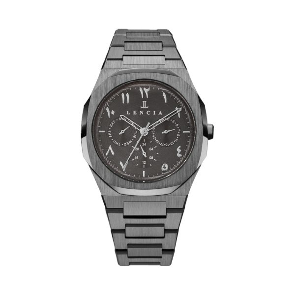 Lencia Men's Stainless Steel Chronograph Watch LC1015K3