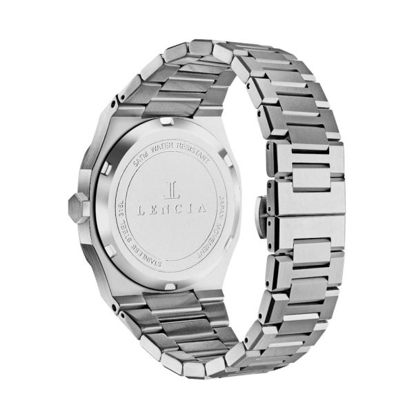 Lencia Men's Stainless Steel Watch Silver